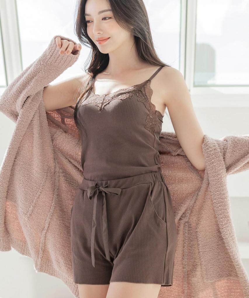 Half Smoke Pink [Two Hatch] Shorts, Pants, Loungewear, Roomwear, Setup, 90383s, L,