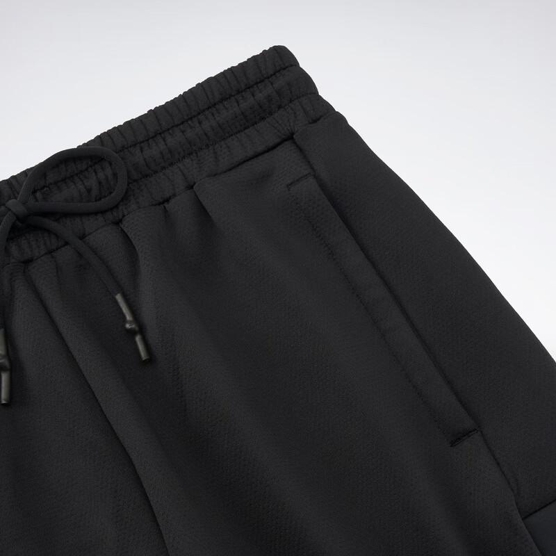 Reebok Beats Shorts Solid Color Knitted Drawstring Loose Casual Shorts Unisex Shorts Black 23RCS625U001