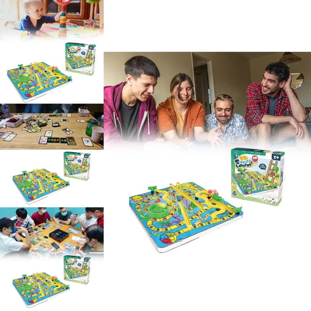 3d Snakes And Ladders Plastic Educational Board Game For Kids Develops Logic And Skills