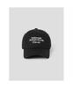 8SECONDS 3-Line Typo Ball Cap Black