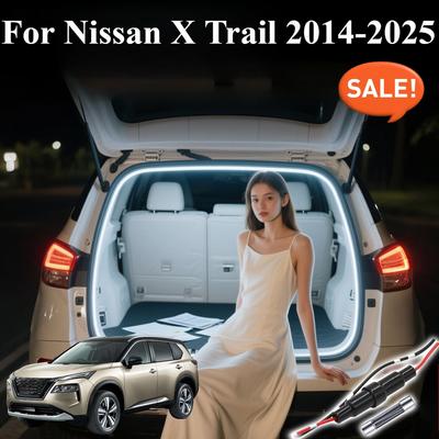 For Nissan X Trail 2014-2025 Trunk Light Strip Tailgate Lighting Atmosphere Light Modification Accessories