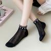 Fashion Elastic Lace Ruffle Socks Low Tube Mesh Women Ankle Socks Preppy Style Breathable Princess Dress Socks Women Girls