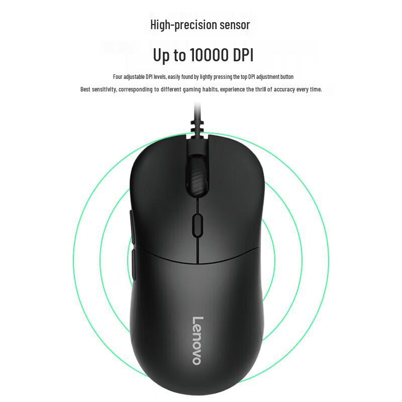 Lenovo GM10L Wired Gaming Mouse