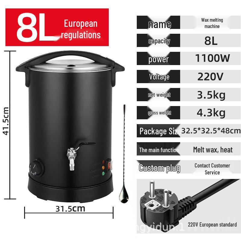 European & American Standard Stainless Steel Beauty Salon Wax Melting Machine