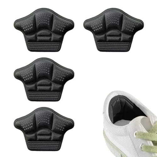 DEVENTORZ Heel Pads, Prevent Blisters and Slip-Resistant, Strong Adhesive, Anti-Slip, Adjustable Size, Heel Protection, Pain Relief, Customizable Cutt