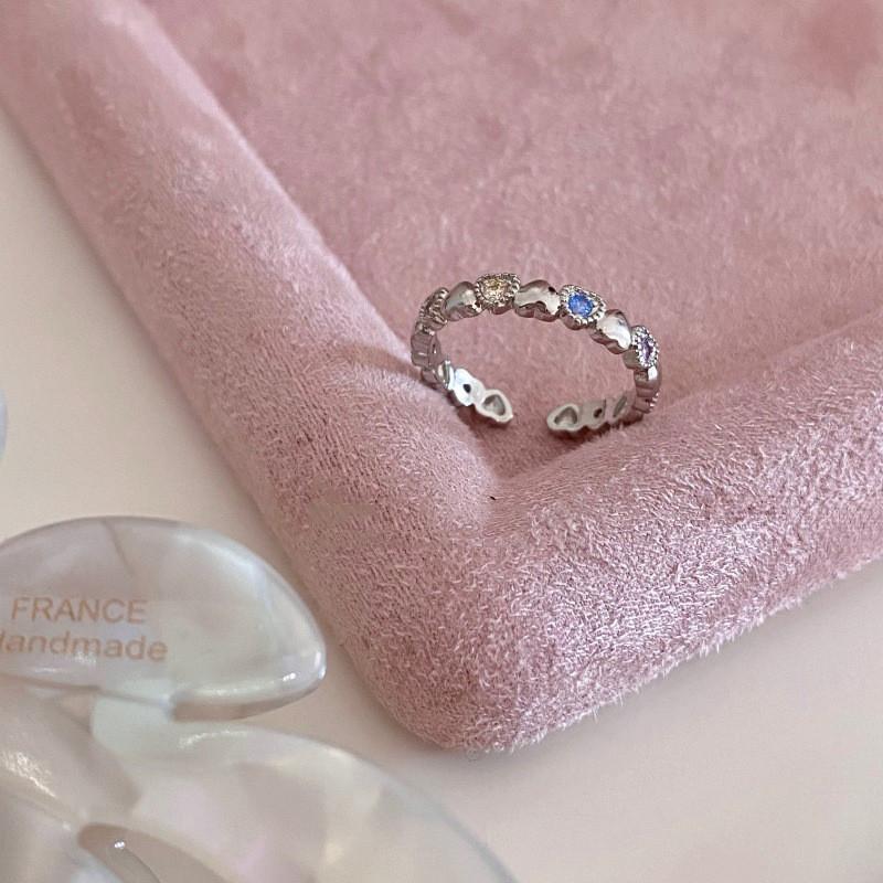 Summer Inspired Beautiful Heartshaped Adjustable Ring With Highend Zirconia Design For Women 2023 In