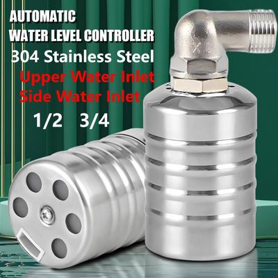 Stainless Steel Floating Ball Valve Automatic Water Level Control Valve 1/2 3/4 Float Valve Water Tank Water Tower Shutoff Valve