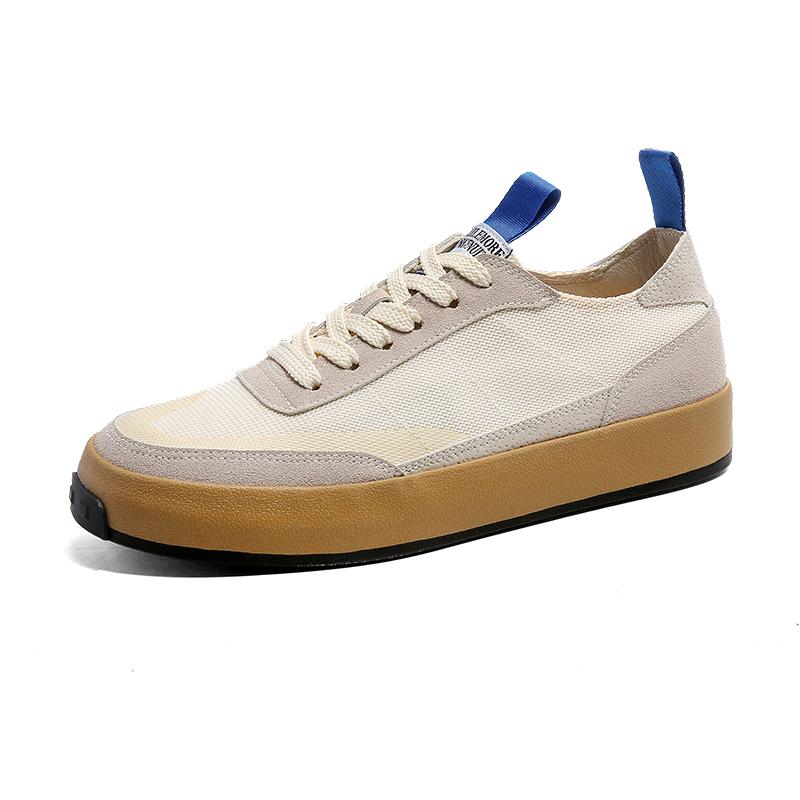 

Легкие мужские парусиновые туфли, удобная низкая вулканизированная обувь, мужские эспадрильи, нескользящие повседневные кроссовки, мужские туфли на плоской подошве 2024 г. 40 бежевый