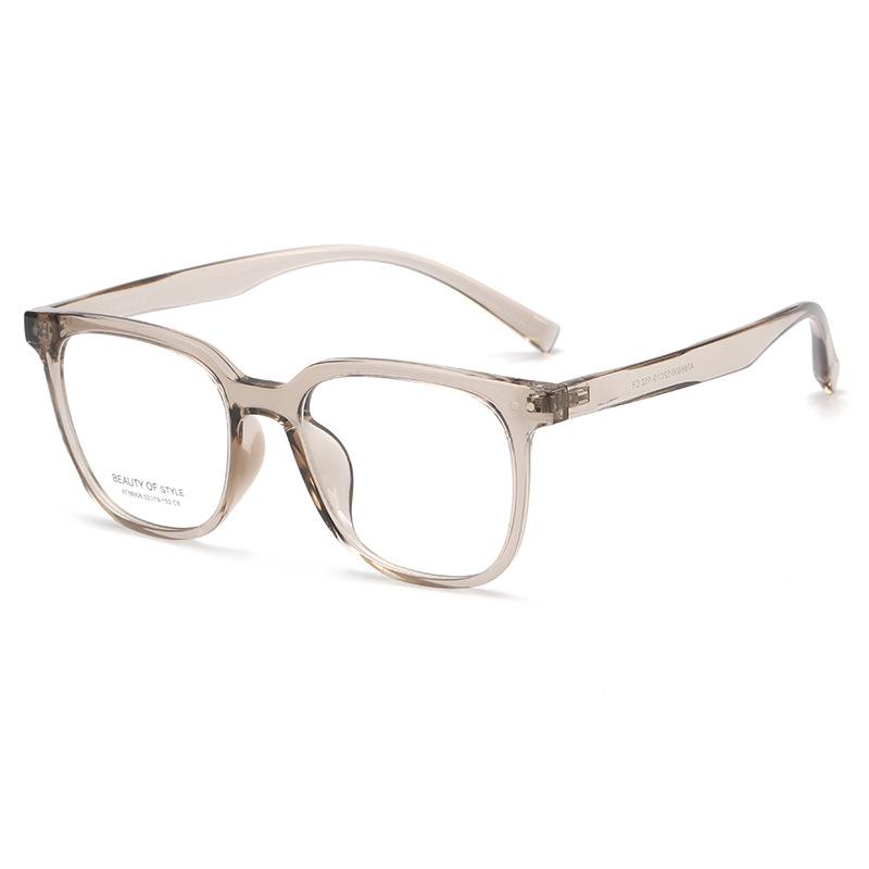 JYL TS Women's Square Optical - Myopia-Ready Retro Minimalist Literary GTP-AT68606