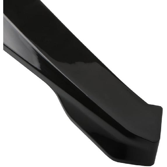 2PCS Universal Rear Diffuser Car Spoiler, Rear Bumper Lip Canard Diffuser Body Spoilers Black Lip Side Skirt Spoiler Splitter Wrap Angle Protector