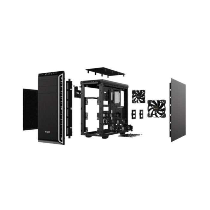 Be quiet boitier moyen tour atx pure base 600 silver