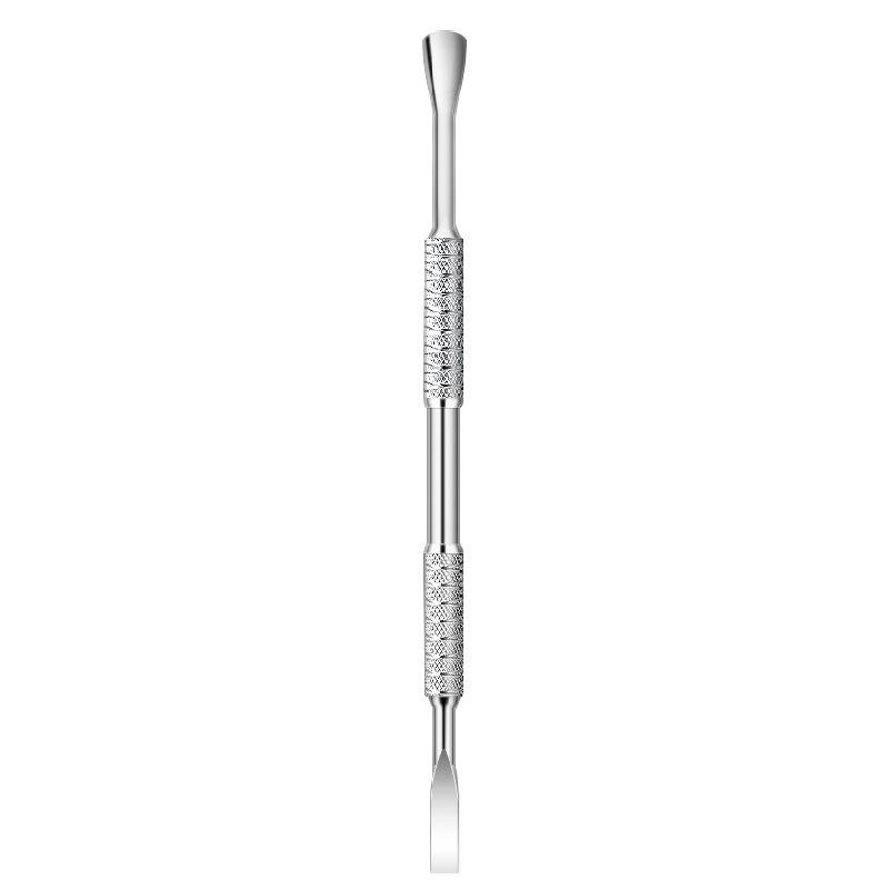 Double-Headed Russian Style Steel Cuticle Pusher for Nail Art and Manicure Pre-Treatment