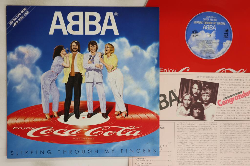LP Record ABBA - Slipping Through My Fingers (Second PD1005 DISCOMATE 1981 Japan Pop Used