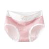 Women's New Spring and Summer Sweet Check Pattern 1 0A Antibacterial Cotton Extended Crotch Breathable Briefs