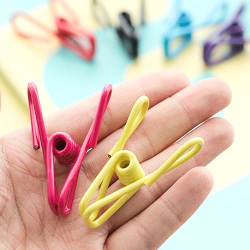 Set of 36 Colorful Clothespins, Non-Slip, Strong, Storage, Laundry, Clothes Drying, Bag Clips, Random Colors, Multi-Purpose, Stylish, Decorative