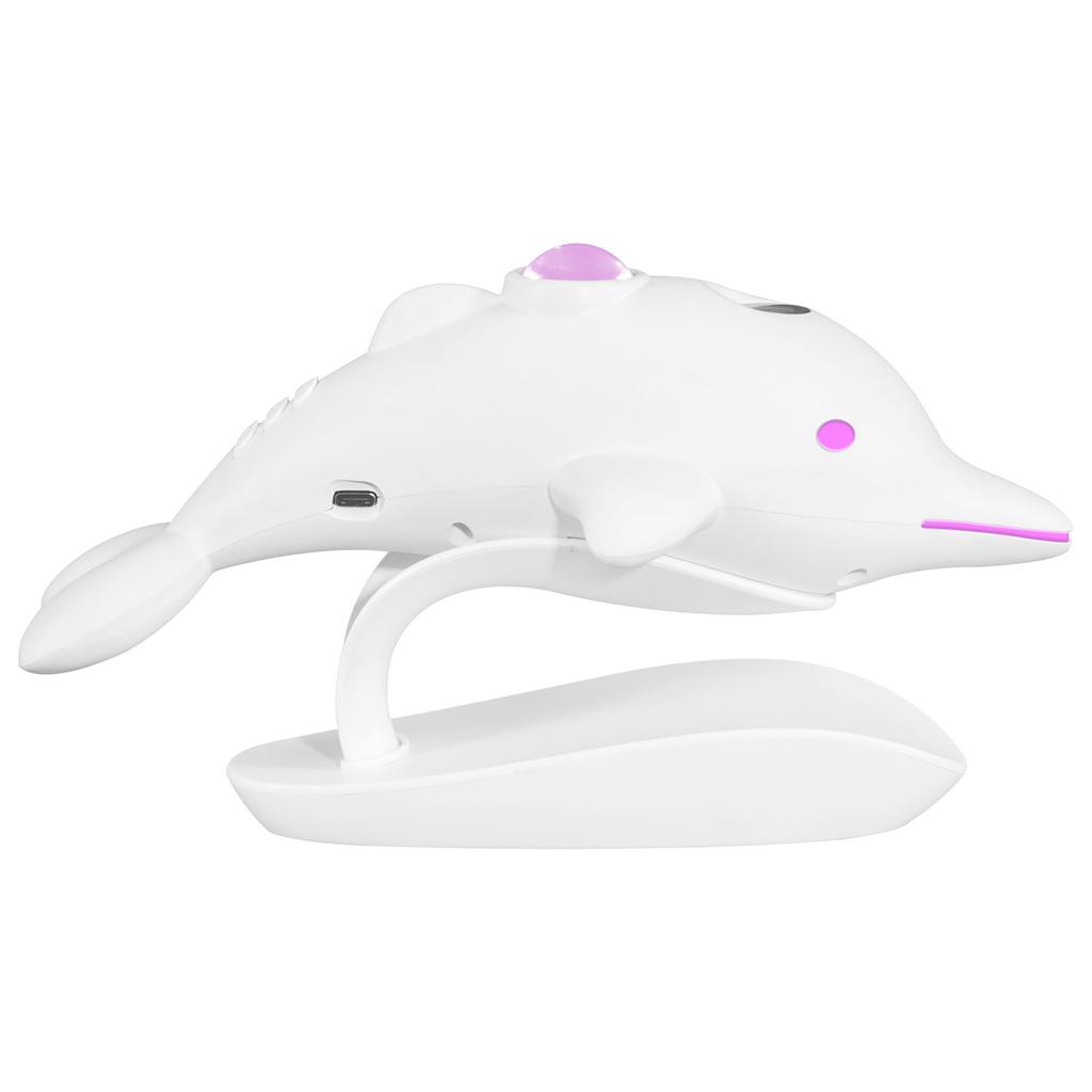 Dolphin Starry Sky Projection Lamp Starry Sky Projection Atmosphere Lamp Bedroom Night Light for Bar Gaming Room Decorative Lamp