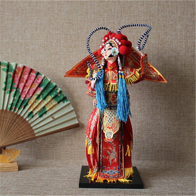 Beautiful Beijing Opera dolls Chinese style Peking Opera Silk doll Beijing special gifts Chinese cultural Rag doll sushi boat