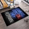 "Gamers Don't Die They Respawn Neon Text Carpet, Gaming Room Decor" Suitable for Use As an Anti-slip for Living Room Bedroom Sofas