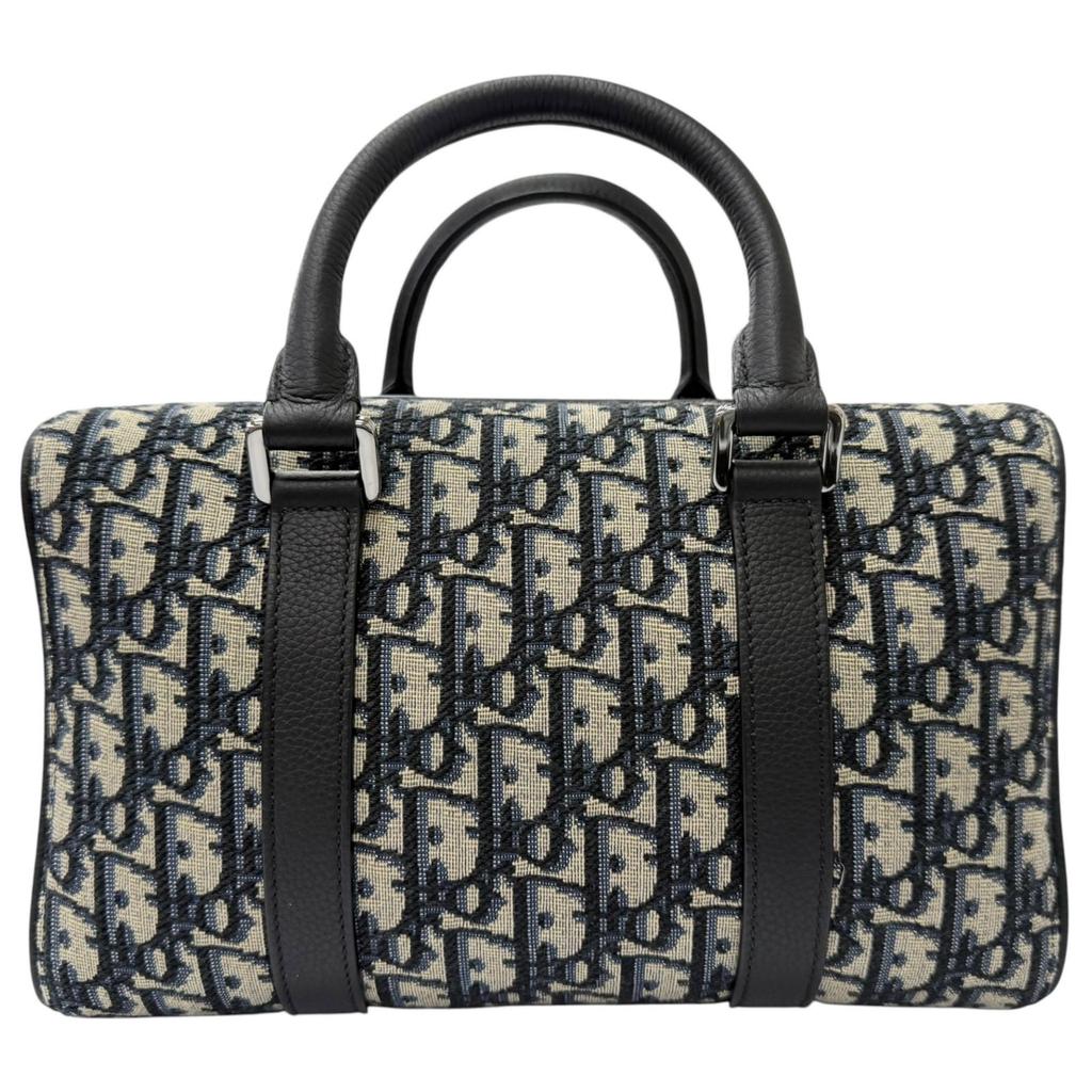 Excellent DIOR Shoulder Bag Rango 26 Oblique Jacquard 2WAY Used