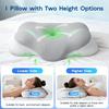 Cervical Neck Pillow Memory Foam Breathable Sleeping Accessories Ergonomic Neck Support Pillow For Office Drivers Students