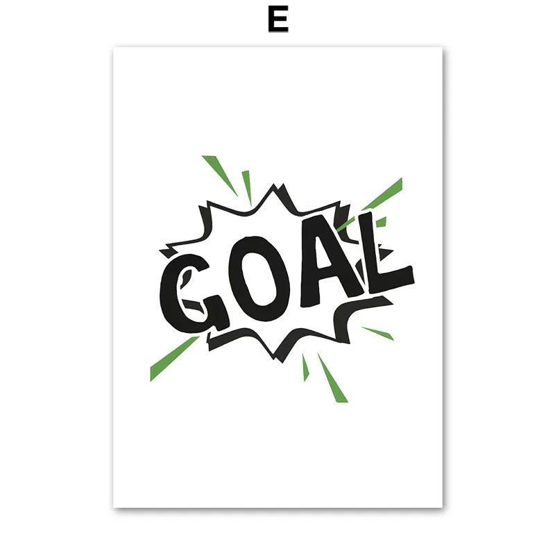 Soccer Boys Room Sports Nursery Decor Prints Football Wall Art Playroom Poster Little Athlete Personalized Jersey Name Kids Room