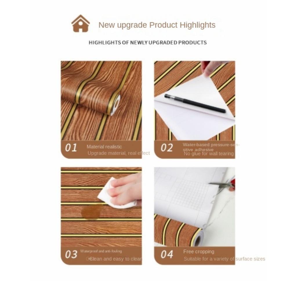 45CM*10M PVC Wallpaper Waterproof Decorative Stickers New Wall Sticker  For Living Room