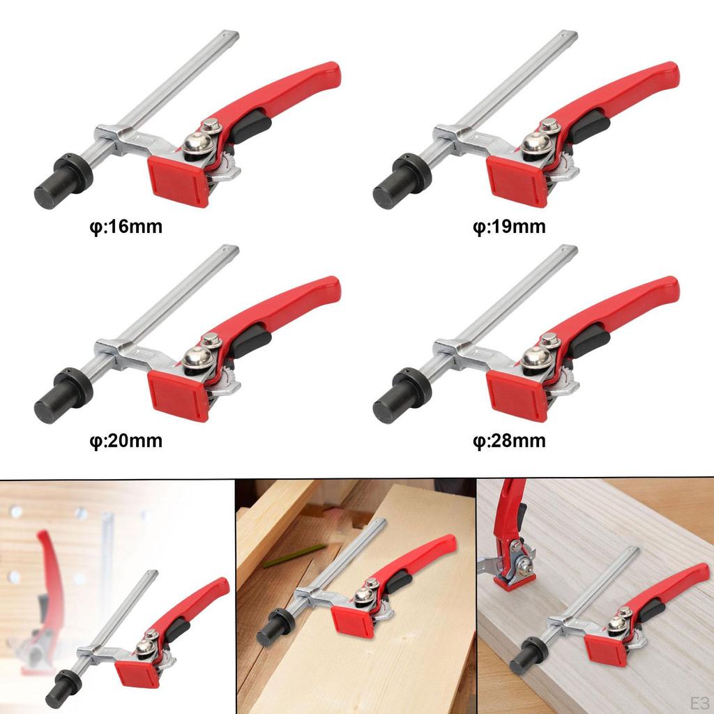 Woodworking Desktop Hold Down Clamp Adjustable Ratchet Press Hand Tool, Fast Fixed