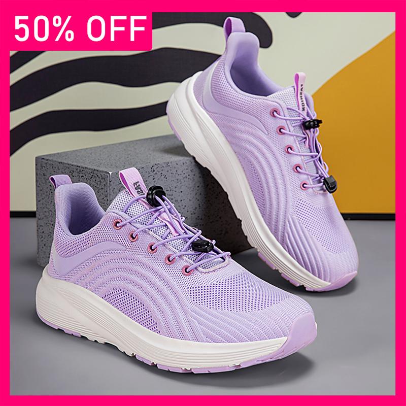 Couple Running Shoes 2026 New Breathable Mesh Cushioning Non-Slip Lace-Up Fashion Outdoor Casual Sports Shoes for Men Women