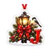 Weihnachtsbrief 2D Acryl Hängeornament, Weihnachtsdekoration für Baum und Zuhause