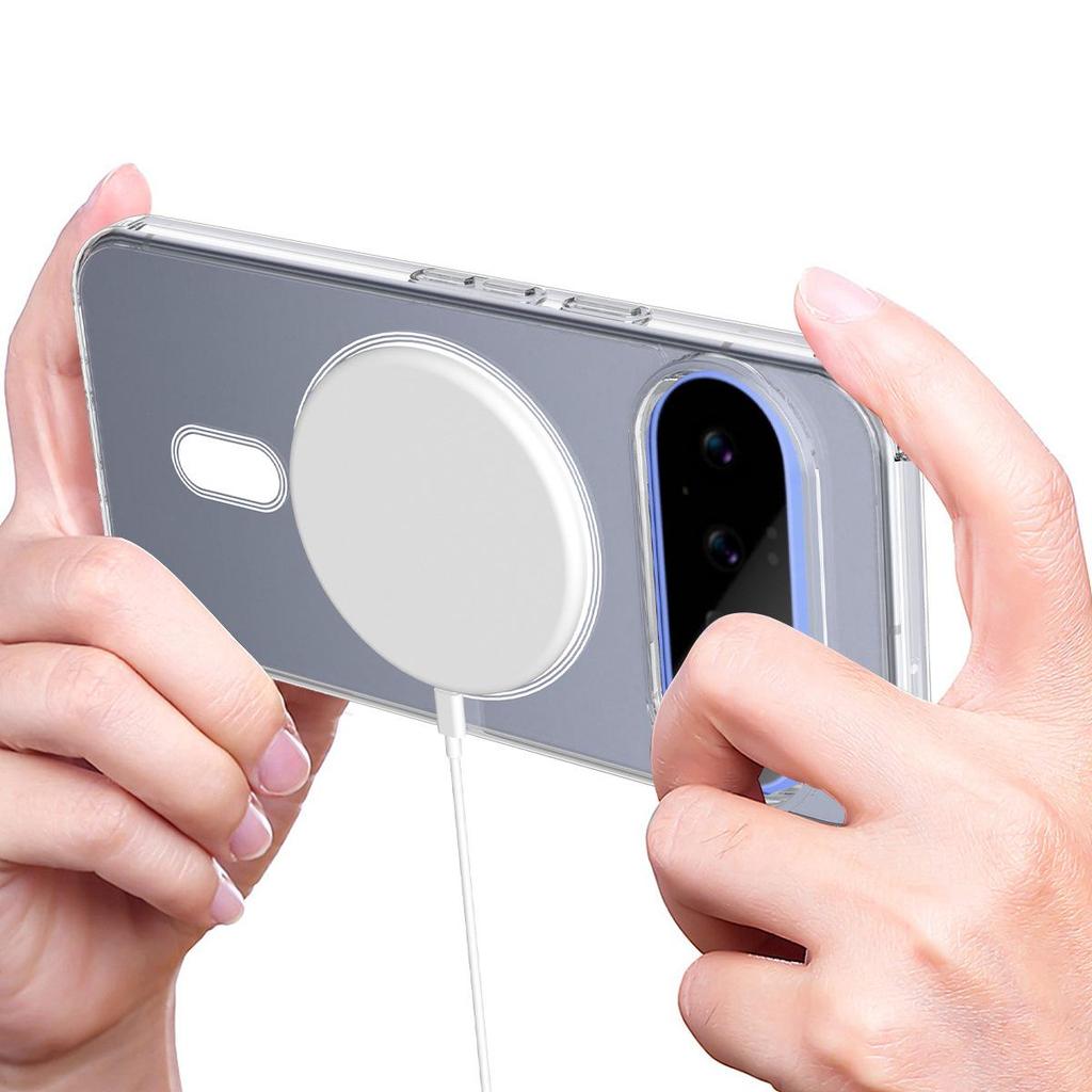 Transparent Magnetic Phone Case for Google Pixel 11 A Pro XL - Anti-Scratch Acrylic