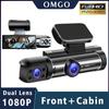Dual Lens Dash Cam Car DVR FHD 1920*1080P Dash Camera Cabin Dashcam Vehicle Video Drive Recorder Interior Mini Dvrs Black Box