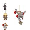 Acrylic Distinctive Zombie Gnome Hanging Ornament Vintage Car Decoration