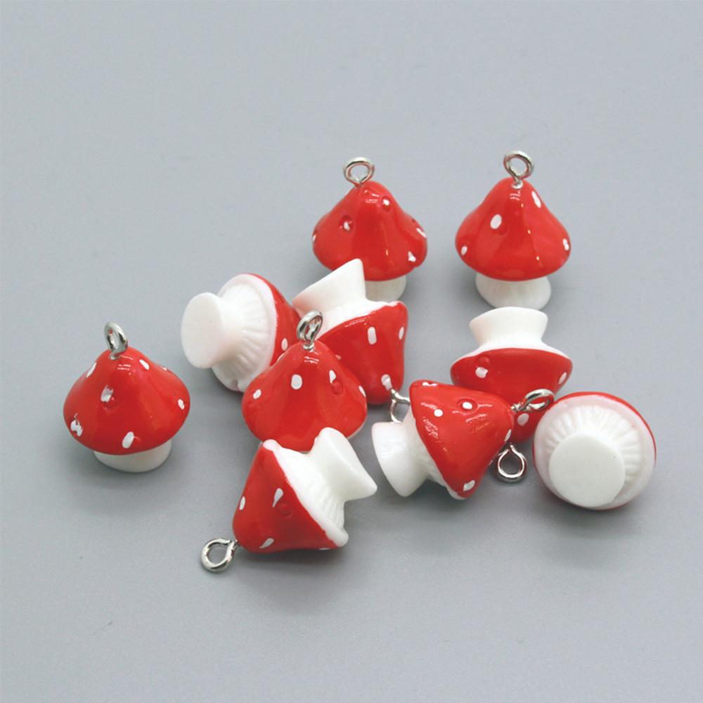 Vegetable Necklace Resin DIY Jewelry Accessories DIY Earring Mushroom Pendant Jewelry Making