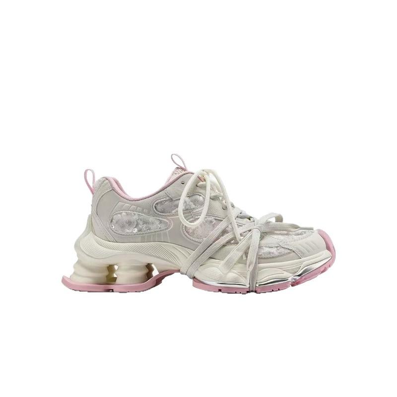 [Xu Ruohan] Mirage Night Particle Summer New Old Platform Dad Shoes Breathable Mesh Shoes Women