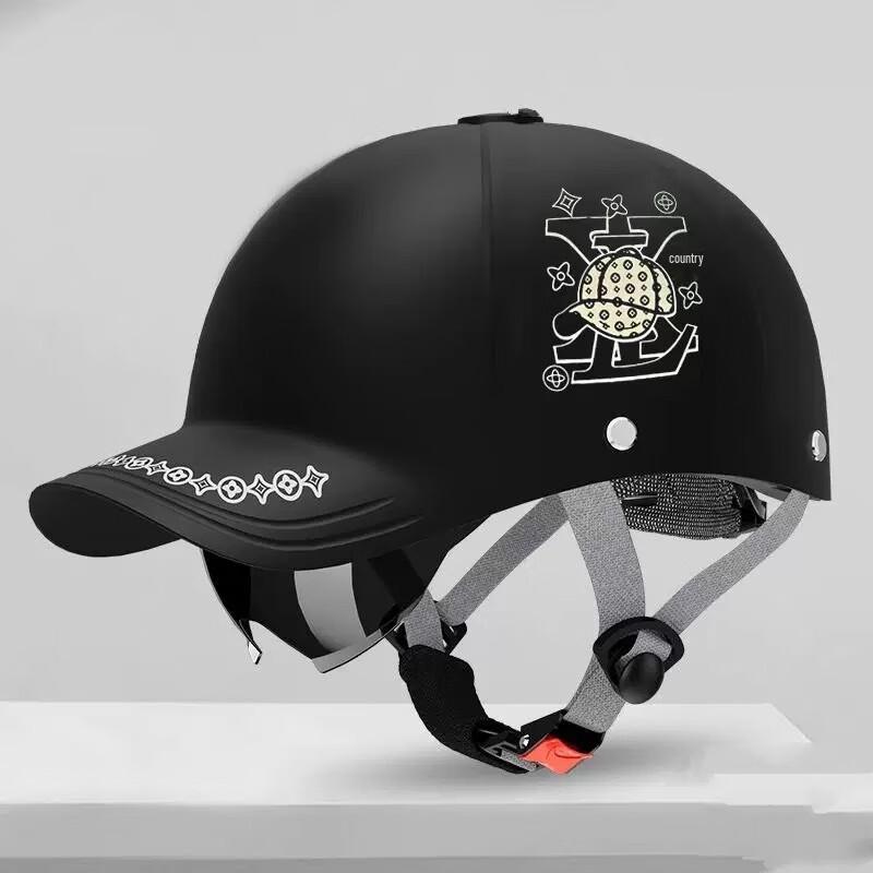 Lishi Elektrisches Motorrad Sommer Atmungsaktiver Entenschnabel Helm