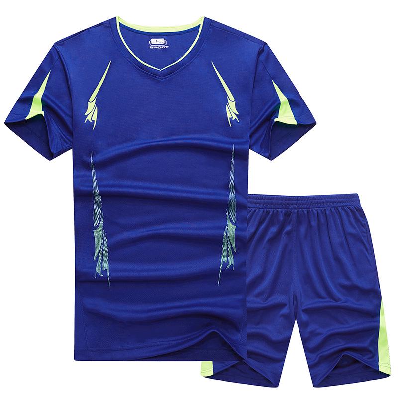 Men's Plus Size Summer Sports Set: Short Sleeve T-shirt & Capris Basketball Uniform