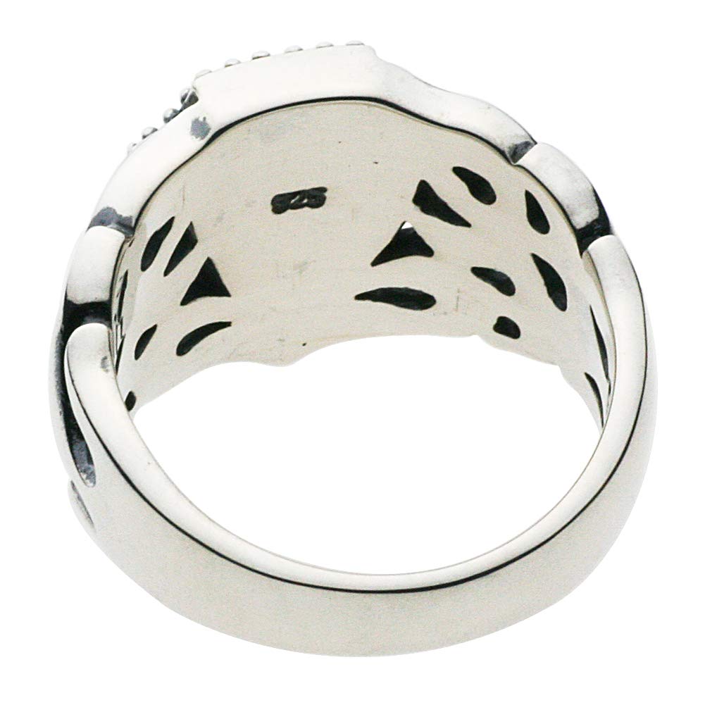Fire Shield Ring 925 R0259 Size 15 [Cenote] [Silver Accessory]