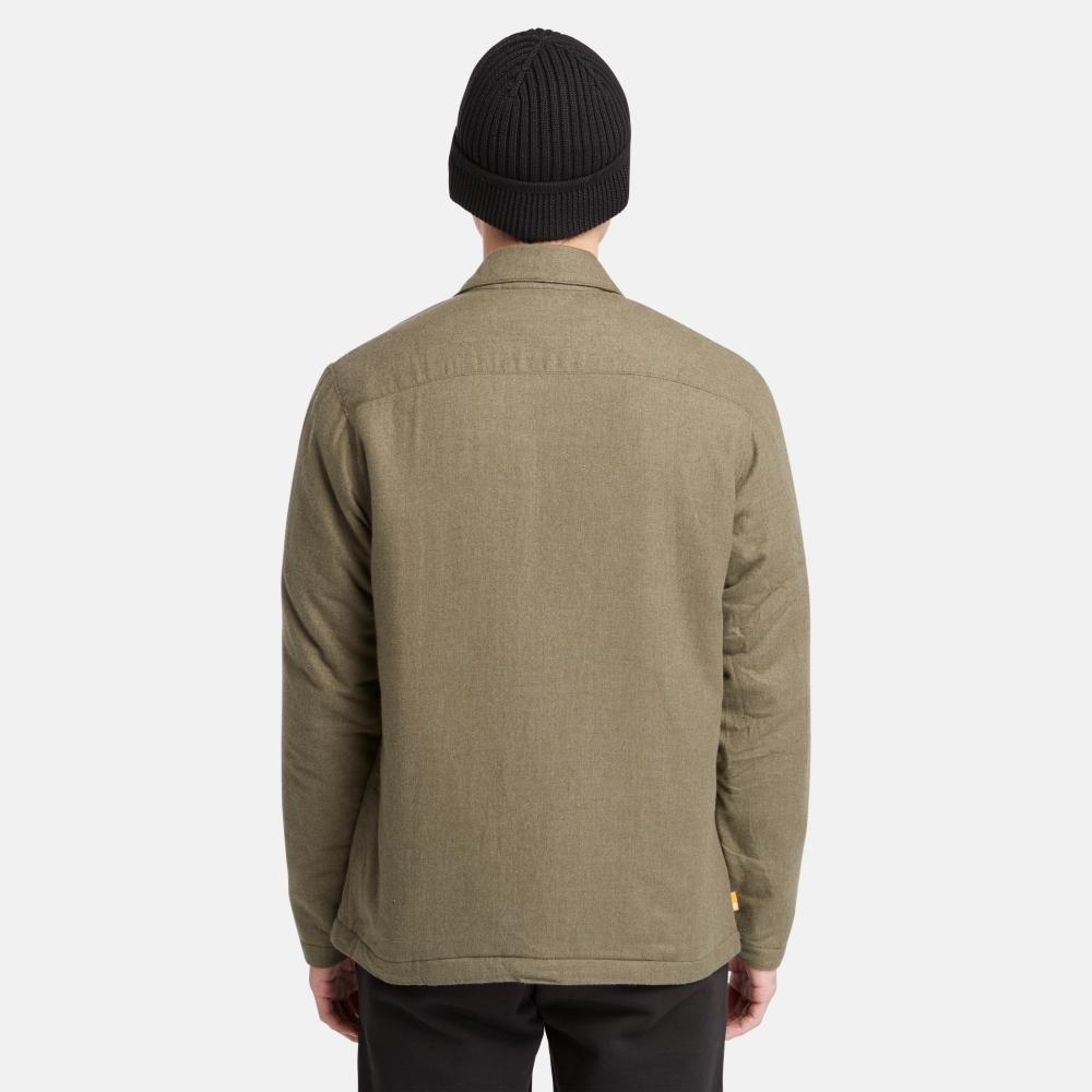 Timberland Warm Comfortable Single Button Long Sleeve Jacket Men Jackets Military-Green A6P85-B44