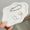 Modern Jewelry Dish Minimalist Key Dish Vanity Jewelry Holder Tray Desktop Organizer