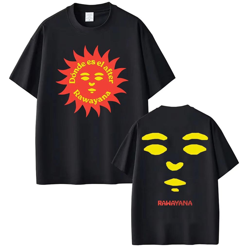 Rawayana Donde Es El After Album Merch Tshirt Unisex Women High Street Fashion Hip Hop Tshirt Casual Pure Cotton Summer T Shirt