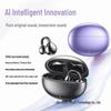 M91 Smart AI Bluetooth Clip-on Earphone - High-Quality, Non-In-Ear Design for Cross-Border Translation