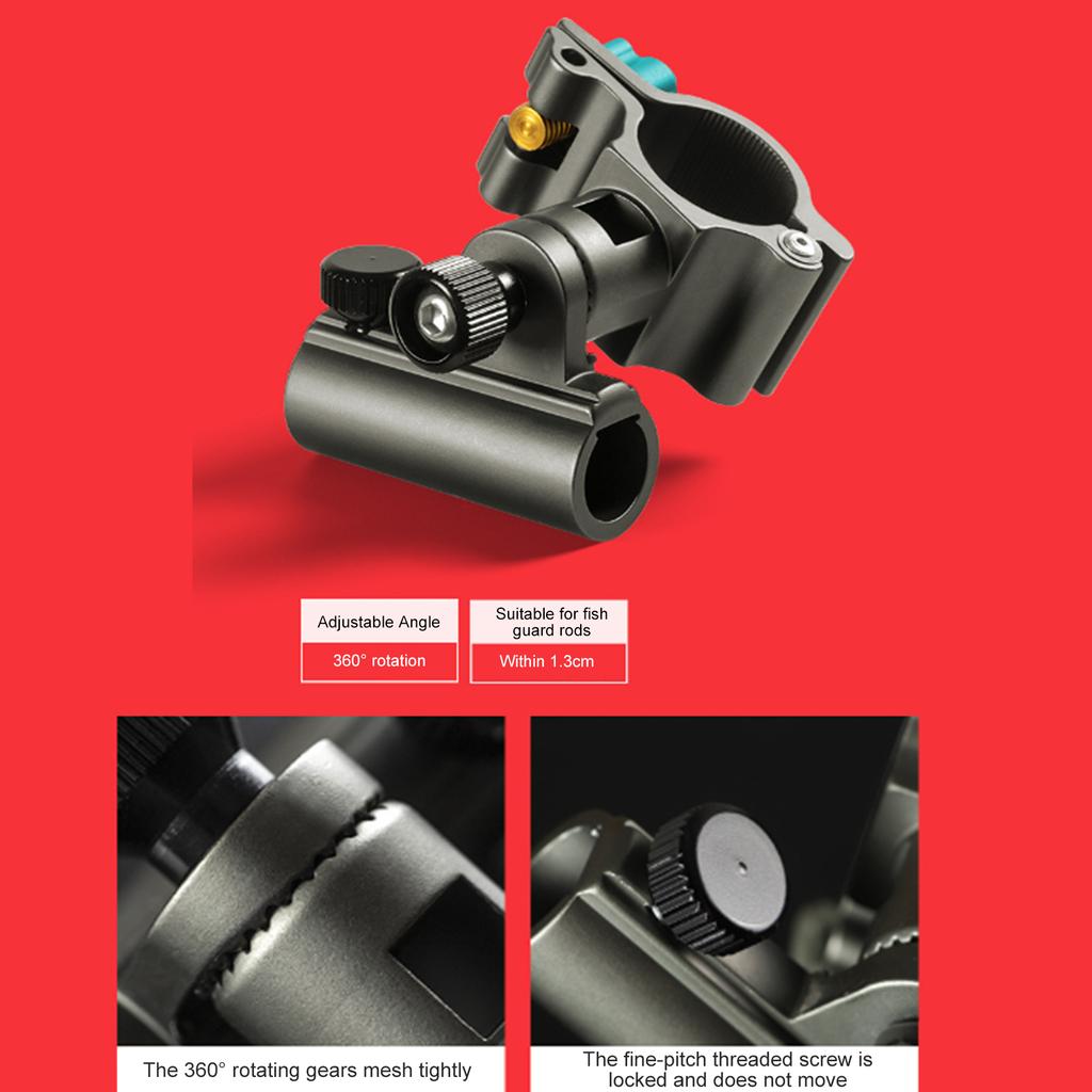 Adjustable Umbrella Bracket Fishing Rod Holder Easy Installation Fishing Chair Umbralla Holder Fishing Clamps Stand