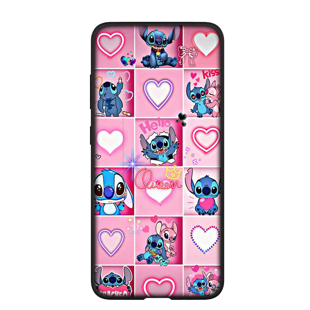 Phone Case for iPhone 17 16 15 Plus 16E Huawei P30 P20 Lite Redmi Note 14 12 11 13 Pro Max OPPO A60 A80 A40 A18 A38 Blue Lilo Comics Stitch Pink Cover