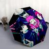 1pc Jujutsu Kaisen Characters Auto-Folding Umbrella - Portable 3-Fold Design, 8-Bone Iron Frame Outdoor Umbrella, Perfect Gift for Fans, Travelers, Da