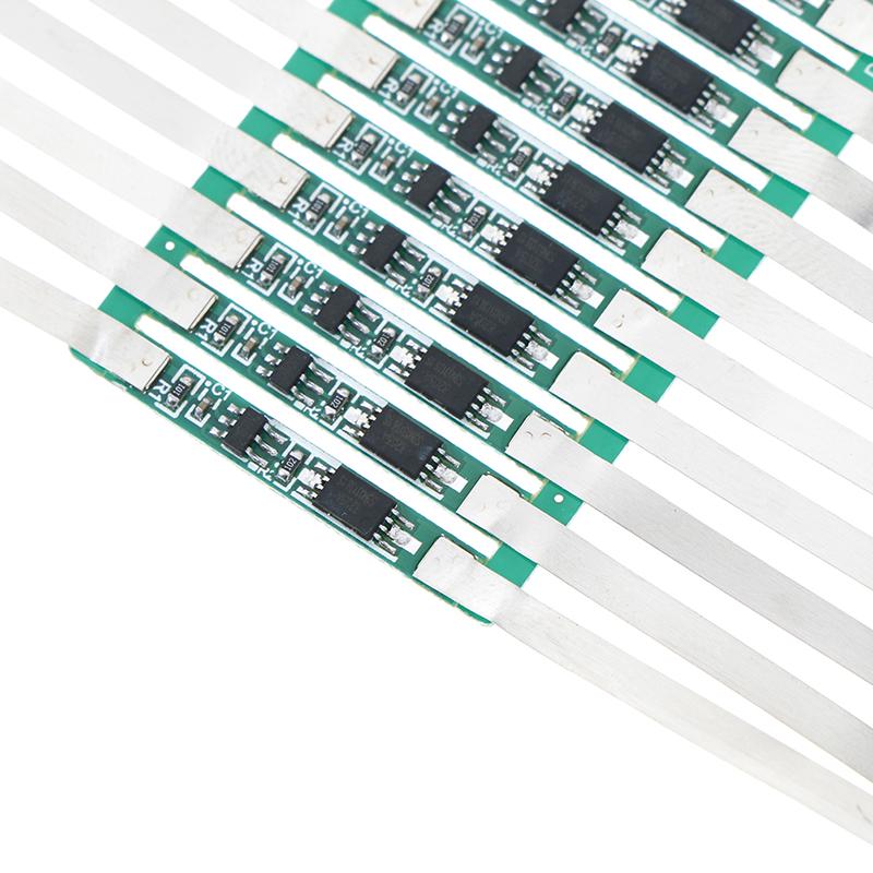 10ks 2A Bms ochranná deska pro 1S 3,7V 18650 Li-Ion Lithium Battery Cell Kit
