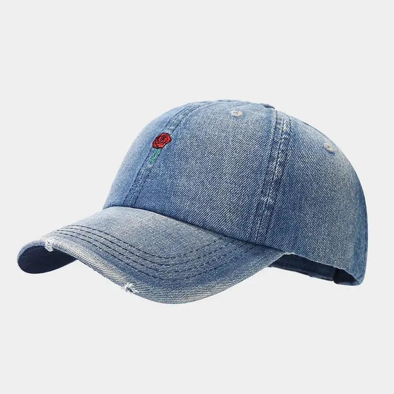 

Spring and Summer Cotton Embroidery Casquette Baseball Cap Adjustable Outdoor Snapback Hats for Men and Women 200 56-60cm adjustable& 8Y синий