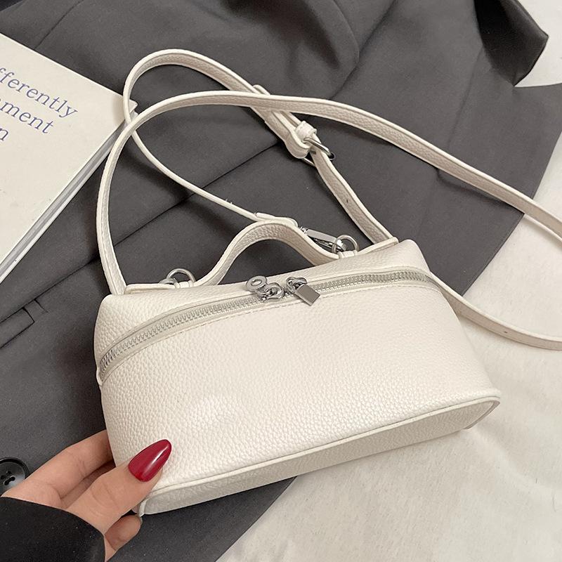 New product wholesale high-quality lychee pattern portable change bag women's versatile commuting fashion small fresh Korean messenger bag