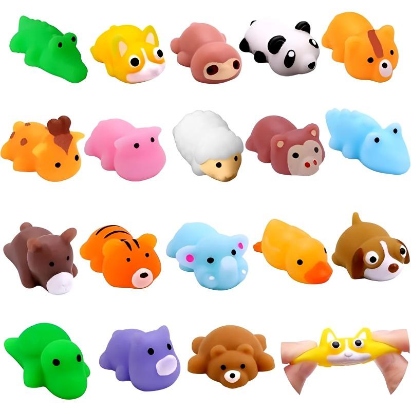 Mochi Mochi 1/6/10PCS Squishy Toy Cute Animal Antistress Ball Squeeze Rising Toy Abreact Soft Sticky Stress Relief Toy Fun Gift Presents