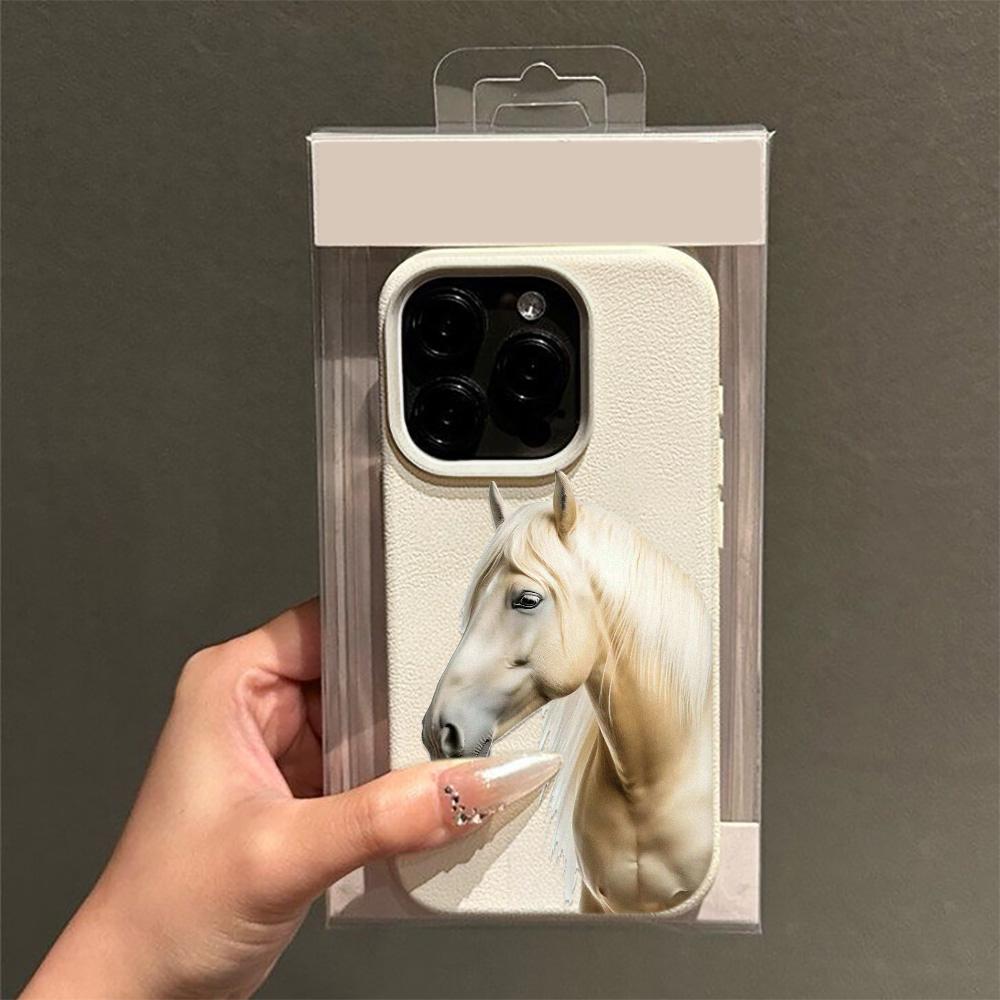 Horse-hugging Girl Phone Case For IPhone 17 17Air 16 15 14 Plus 13 Pro Max Case For IPhone 11 12 Cover Funda Bumber Coque