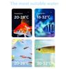 Aufkleb-Wassertemperaturmesser Digitalanzeige Alarm für Aquarien Terrarien Hydroponik zur Umweltkontrolle